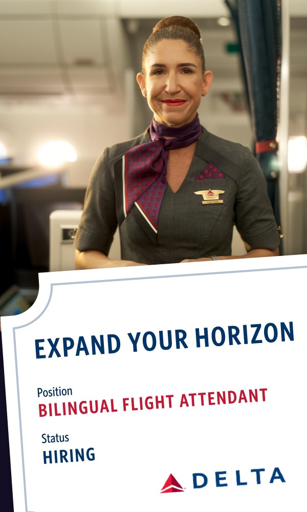 Bilingual Flight Attendant - DELTA